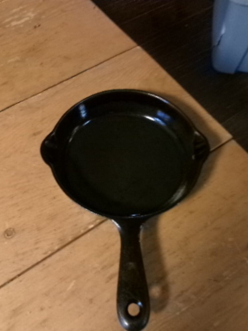 vtg Griswold Good Health Skillet no3 double spout very good